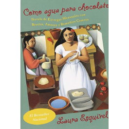 book cover for "Como Agua Para Chocolate"