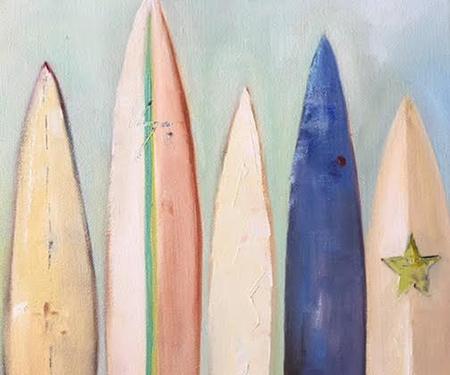 painting of surfboards