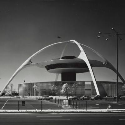 Julius Shulman photograph of LAX