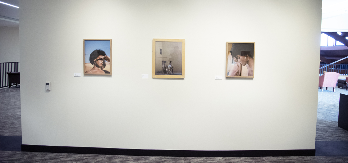 Installation view of Rikkí Wright: SIS
