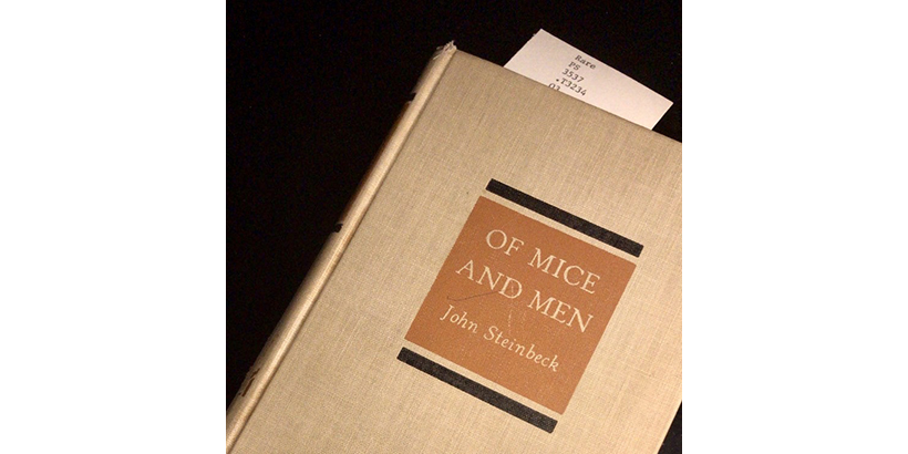 Book cover for Of Mice and Men