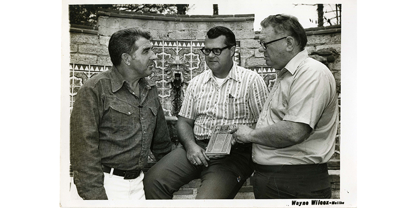 Judge Merrick at the Adamson House, 1972