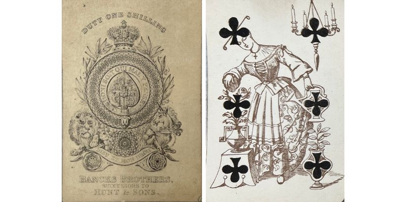 two playing cards