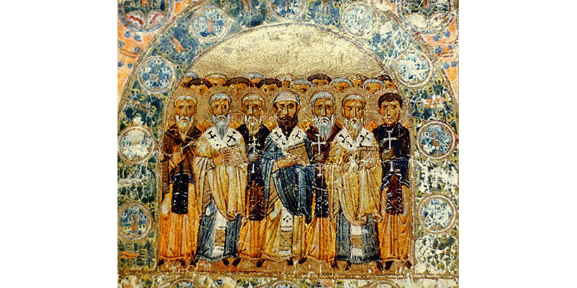 early church fathers mosaic