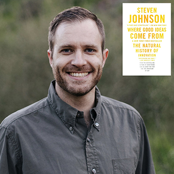 portrait with book cover