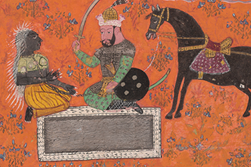 Students using the London library