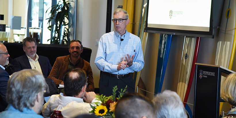 Douglas Foster lecturing
